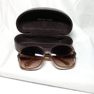 Michael Kors Redonda Sunglasses, Brown M2807S W/Case